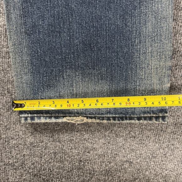 Rare Y2K Vintage LRG Double Sided Embroidered Jeans Grass Roots Men’s Size 36x32 - Picture 12 of 12